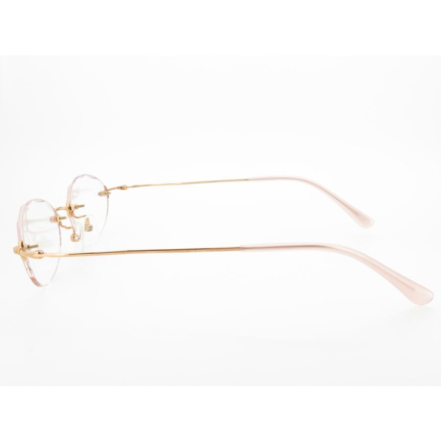 金無垢 K18PG ピンクゴールド 男女兼用 縁なし F6203 : メガネSHOPアイ