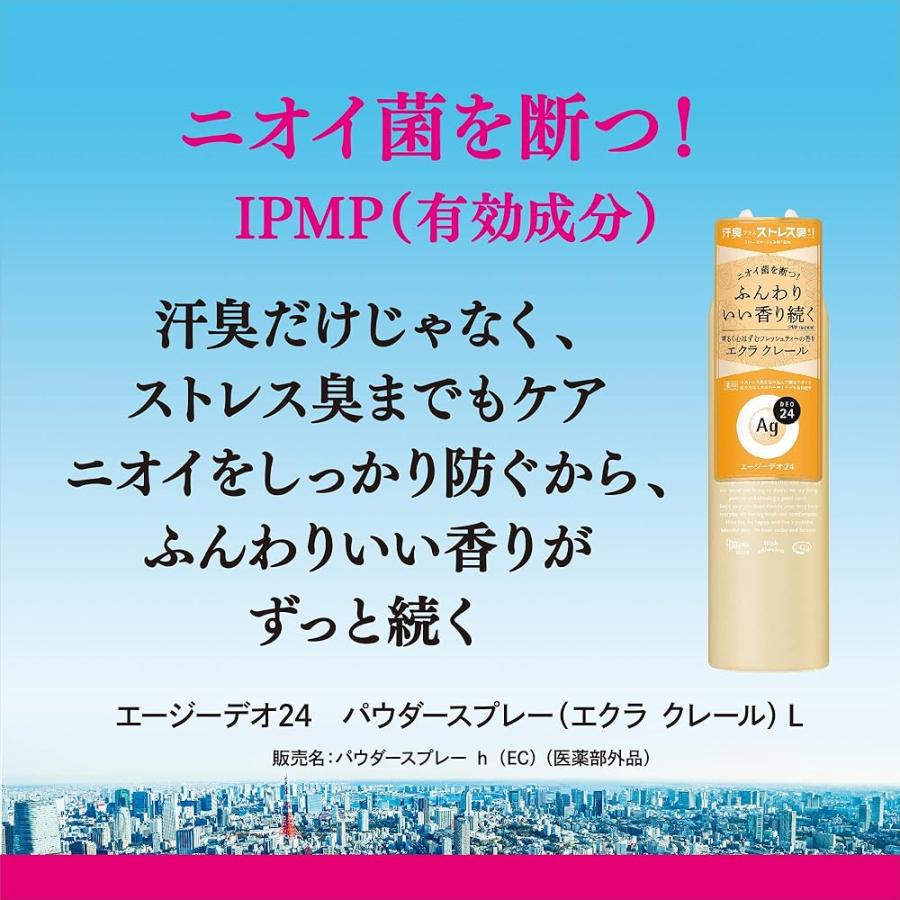 エージーデオ24 Ag DEO24パウダースプレー エクラ クレール142g×6
