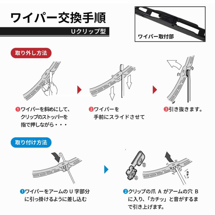 ワイパーブレード ソアラ UZZ40 用 フロントセット MNS60 MNS50 トヨタ｜star-parts2｜11