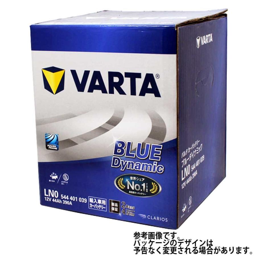 バッテリー VARTAバッテリー トヨタ ヴィッツ 型式 DAA-NHP130 年式 H29/09〜対応 544401039 LN0 自動車バッテリー 車バッテリー｜star-parts2｜03