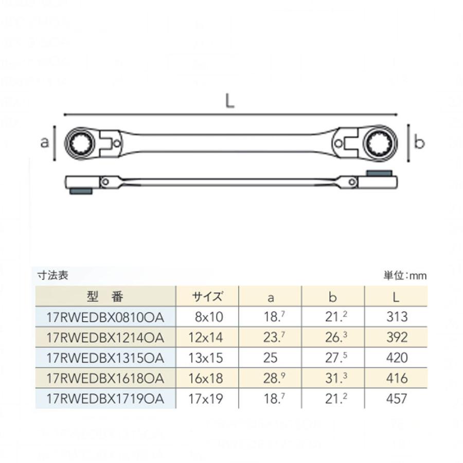 フレックスロングギアレンチ 8×10 スマートツール : Star-Parts フレックスロングギアレンチ 8×10 スマートツール : Star-Parts