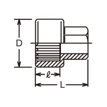 154K用ソケット（単品）（12mm） 150-14H-12 KOKEN｜star-parts｜02