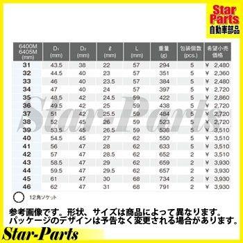 アウトレット販売店舗 12角スタンダードソケット（78mm） 3/4inch（19mm）差込角 6405M-78 ハンドソケット ソケット KOKEN(山下工業)