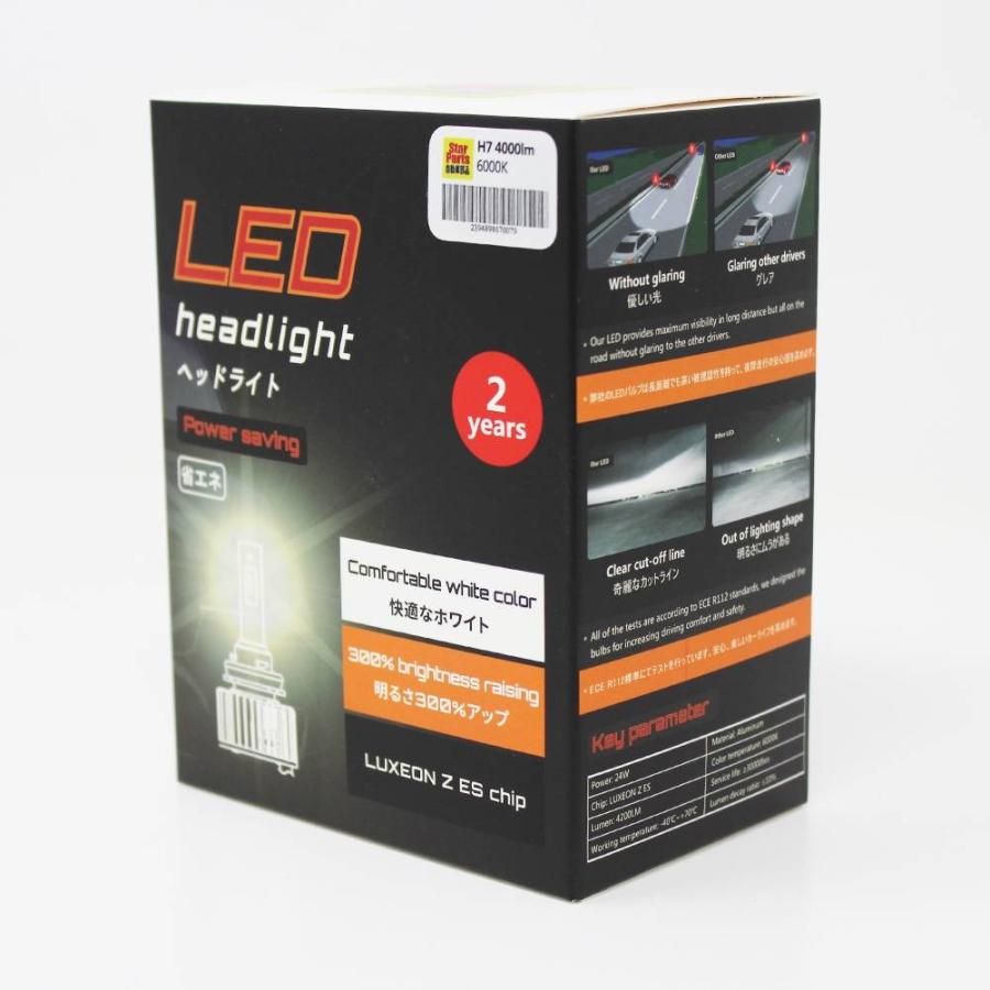 日産 H7対応 ヘッドライト用LED電球 デュアリス 型式KJ10/KNJ10 ヘッド 