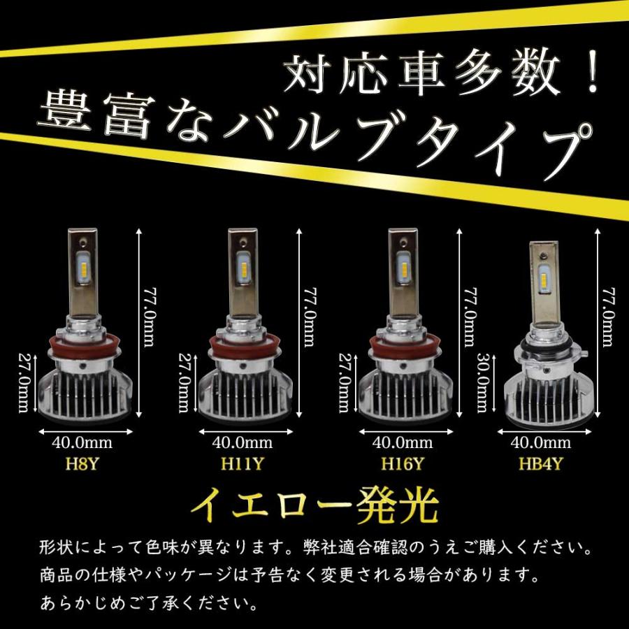 H8対応 フォグランプ用LED電球  ダイハツ ミラココア 型式L675S/L685S フォグランプ用 左右セット 3000K｜star-parts｜05