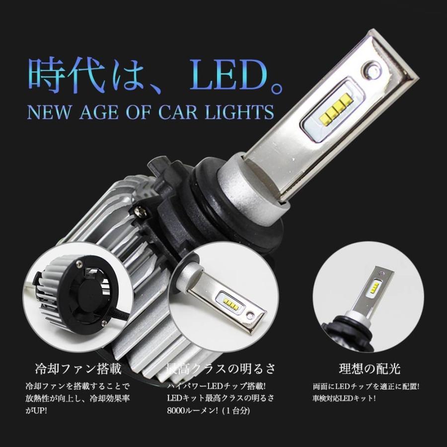 HB4対応 ヘッドライト用LED電球  ホンダ インテグラ 型式DB6/DB7 ヘッドライトのロービーム用 左右セット車検対応 6000K｜star-parts｜03