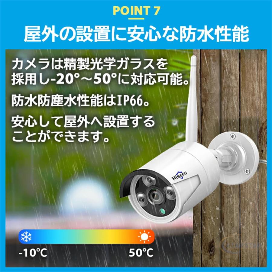 Hiseeu 防犯カメラ ワイヤレスHiseeu 10.1インチLCD液晶モニタ一 Hiseeu 防犯カメラ ワイヤレスHiseeu 10.1インチLCD液晶モニタ一