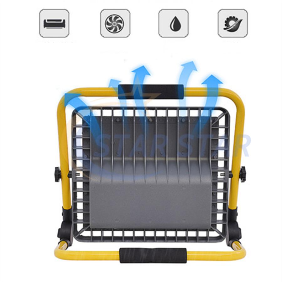 LED投光器 ポータブル投光器 充電式 100/200/300/400W 作業灯 高 LED投光器 ポータブル投光器 充電式 100/200/300/400W 作業灯 高