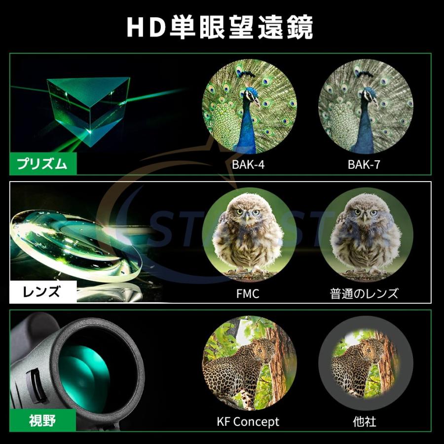 単眼鏡 単眼望遠鏡 10×42 高倍率 広角レンズ BAK4プリズム 単眼鏡 単眼望遠鏡 10×42 高倍率 広角レンズ BAK4プリズム