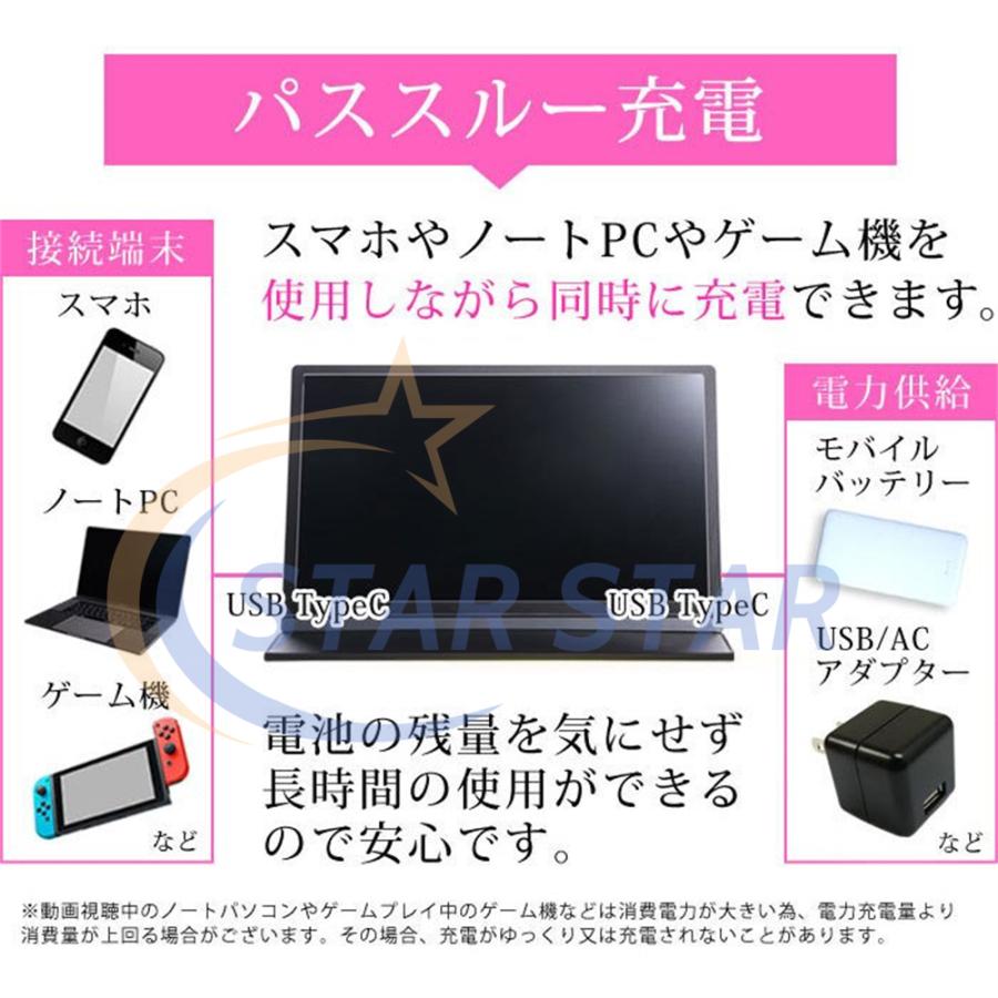 モバイルモニター 13.3インチ/15.6インチ 薄型 軽量 在宅勤務