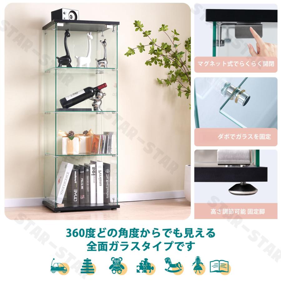 コレクションケース 強化ガラス ディスプレイキャビネット コレクションケース 強化ガラス ディスプレイキャビネット