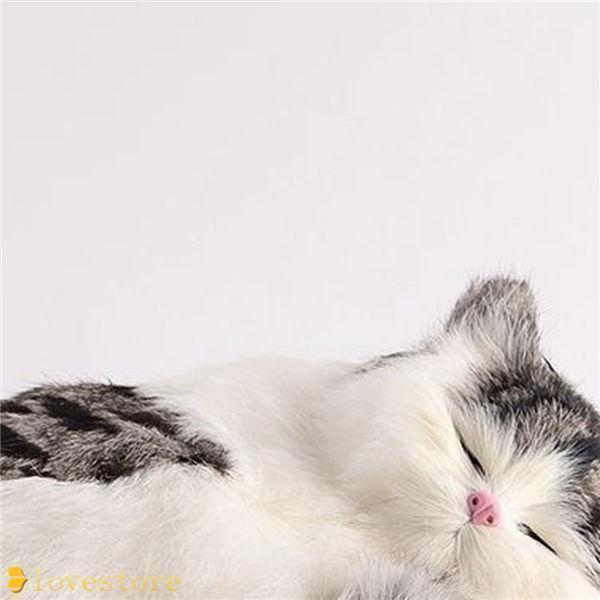 猫 置物 リアルぬいぐるみ かわいい 本物そっくり 眠り猫 子猫 模型 モデル 27*18*10cm ガーデン 庭 雑貨 ガーデニング 車｜star-store2｜04