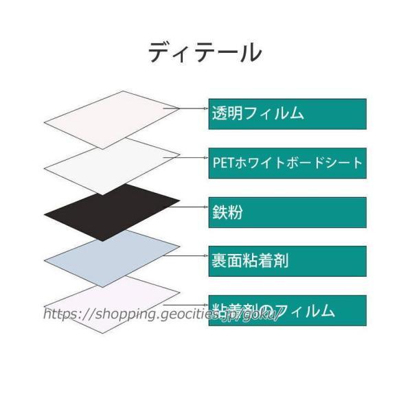 ホワイトボード シート マグネット対応 60*100cm 取り付け簡単 自由にカット 粘着式 黒板シート 子供落書き メモ お絵かき 掲示板 書きやすくて消しやすい｜star-store2｜06