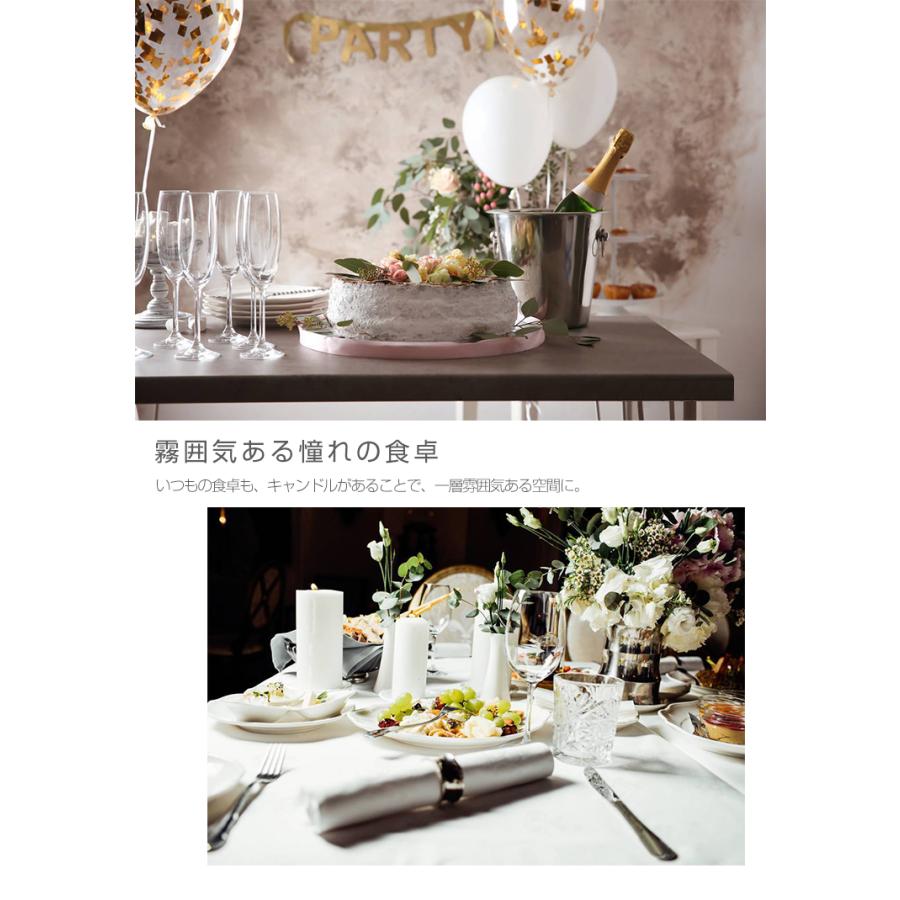 LEDキャンドルライト キャンドルライト 3本+リモコンセット