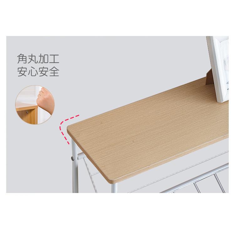 シューズラック スリム 省スペース 木製天板付き 幅70cm オープン