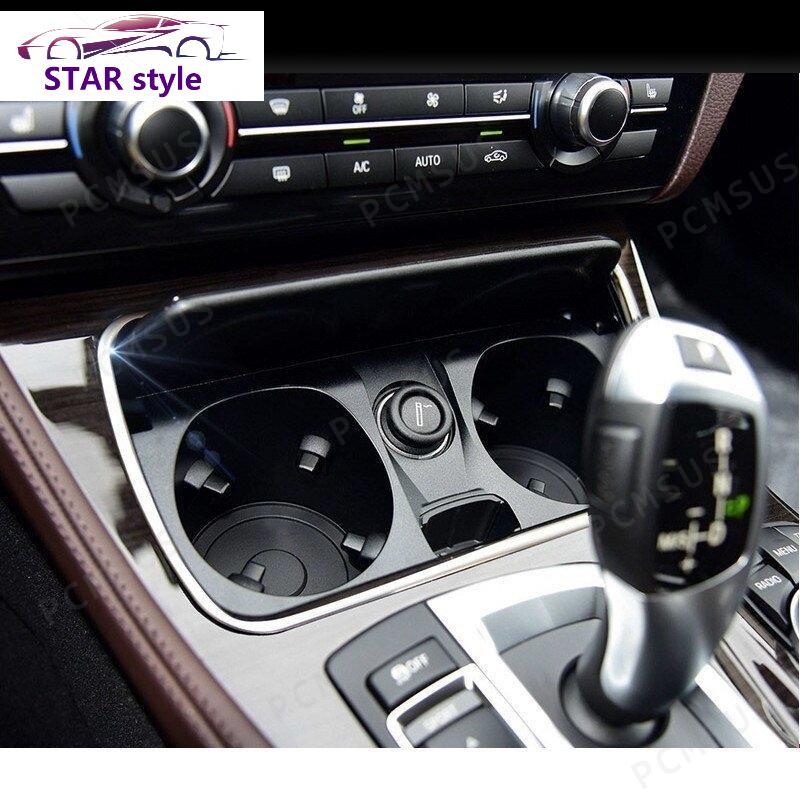 pcmsus センターコンソール アームレスト ドリンクカップホルダー フレーム装飾 カバー BMW 5シリーズ F10 F18 520