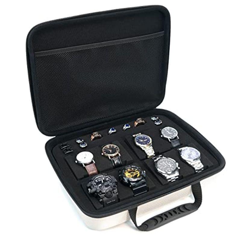 収納腕時計ケース、腕時計収納バッグ、旅行用腕時計収納ケース、ハードカバー保護、カスタムスポンジ枕,ウォッチの揺れ止め 小型および大型の時計、  M2aruTGr7p, 腕時計用品 - centralcampo.com.br