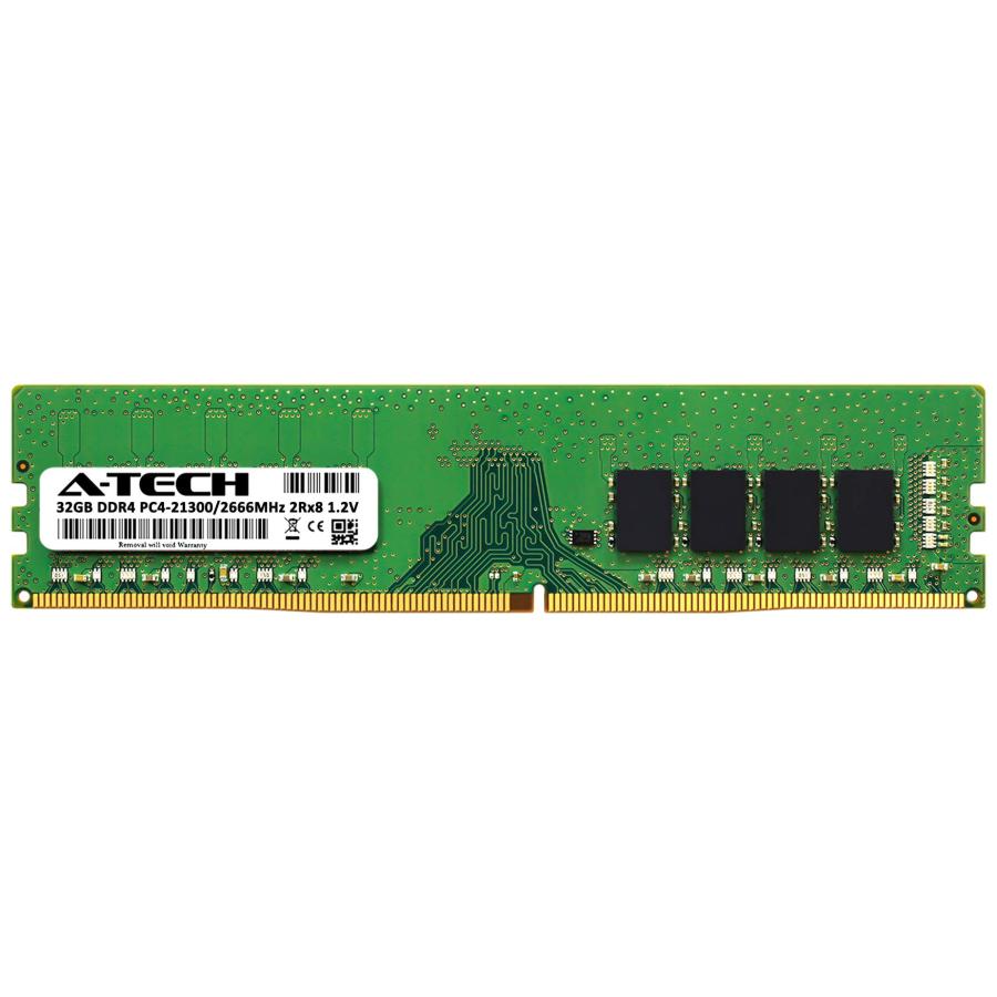 A-Tech 32GB RAM for Dell OptiPlex 7090， 7080， 7071， 5090， 5080， 3090， 3080 (Tower/SFF) | DDR4 2666 MHz DIMM PC4-21300 UDIMM... [並行輸入品] Tech 32GB RAM Dell OptiPlex DDR4 MHz DIMM PC4 UDIMM i3/i5/i7/i9 for 7090， 7080， 7071， 5090， 5080， 3090， Tower/SFF