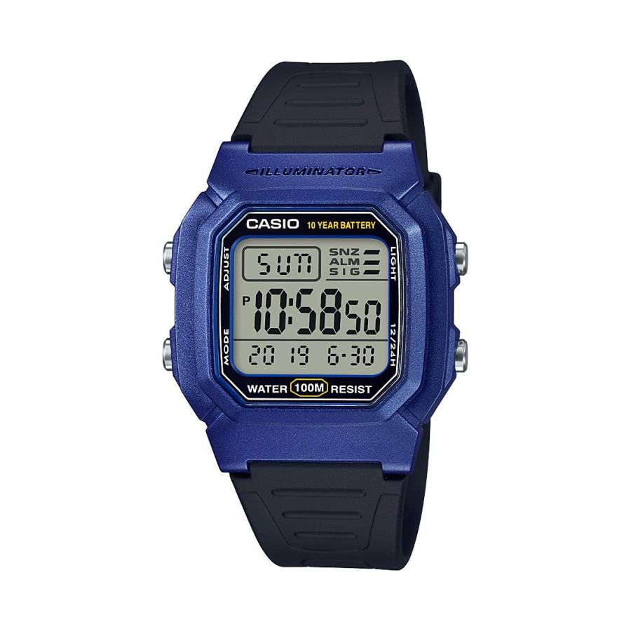 Casio (カシオ) メンズ W800HG9AV クラシックデジタルスポーツウォッチ, ブラック/ブルー, デジタル[並行輸入品] sd00085842スター4セレクション1号店