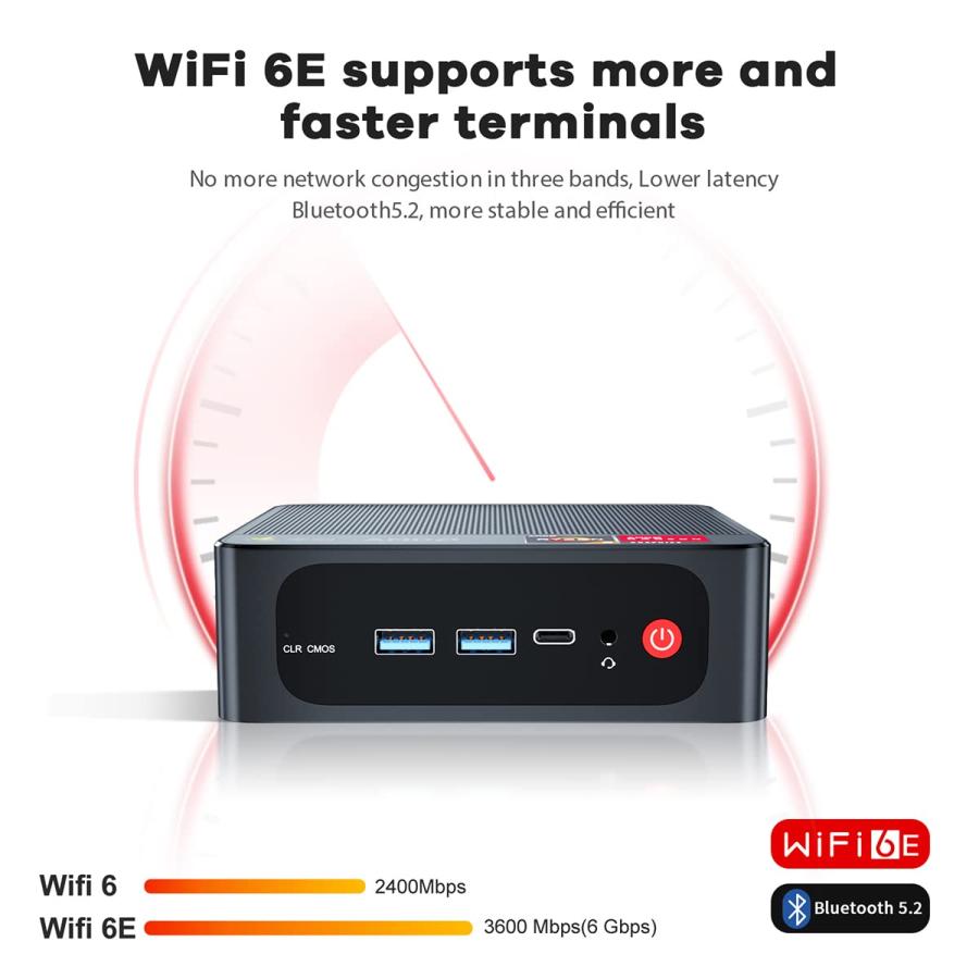 専用出品 Beelink SER5 Mini PC AMD Ryzen 5 5560U W11 Pro Mini Office Computers， 16GB RAM DDR4 500GB NVMe SSD， Dual HDMI 4K@60Hz Output，... [並行輸入品] 【HOV1058872325】(38355円)