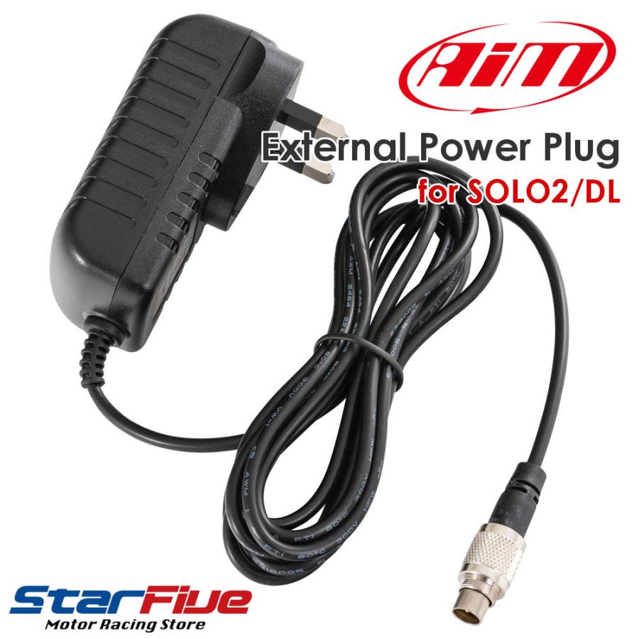 Aim AC充電器 SOLO2/DL用 100-240V 電源アダプター : Star5 スター