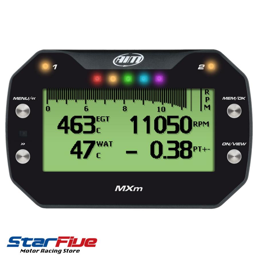 AiM MXm ダッシュロガー GPSラップタイマー計測器 データー