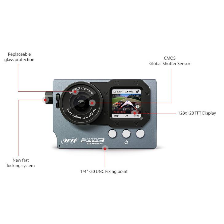 AiM SmartyCAM3 CORSA デジタルビデオカメラ 車載オンボード エーアイ