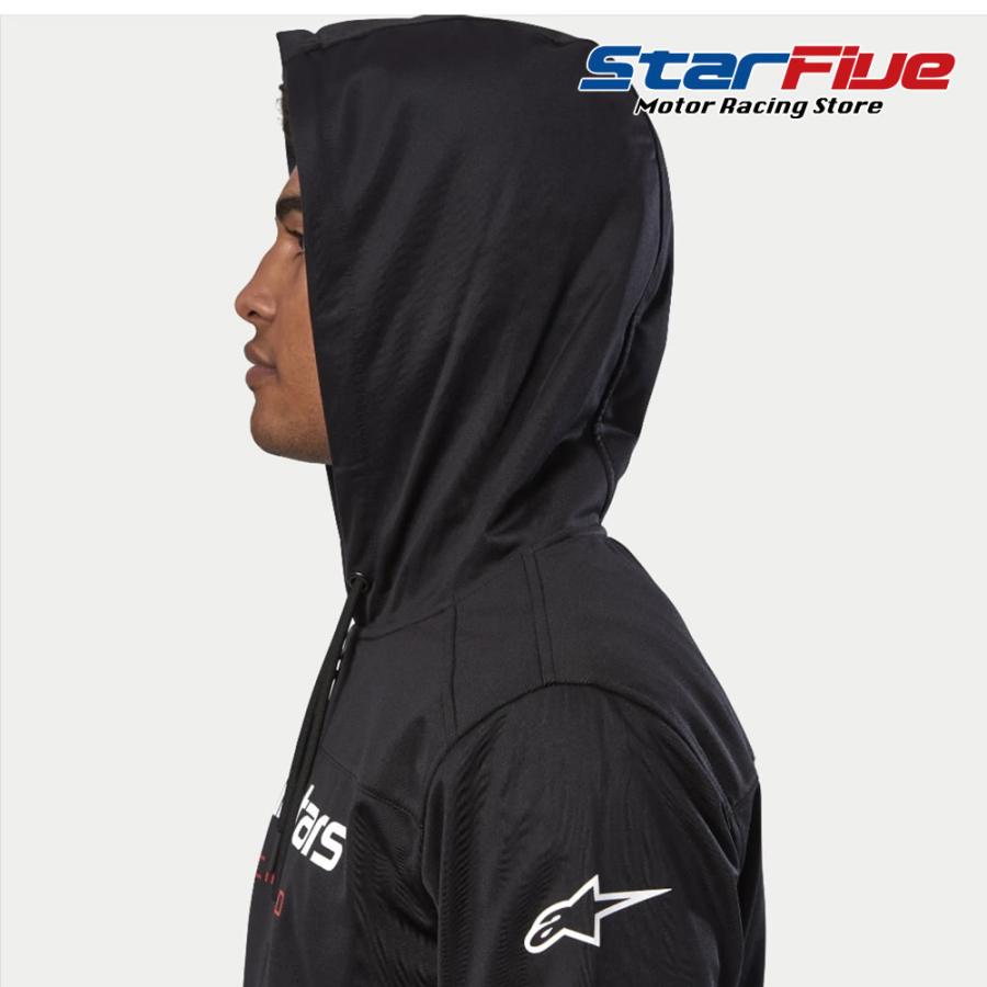 アルパインスターズ フリース ジップアップパーカー SESSION LXE