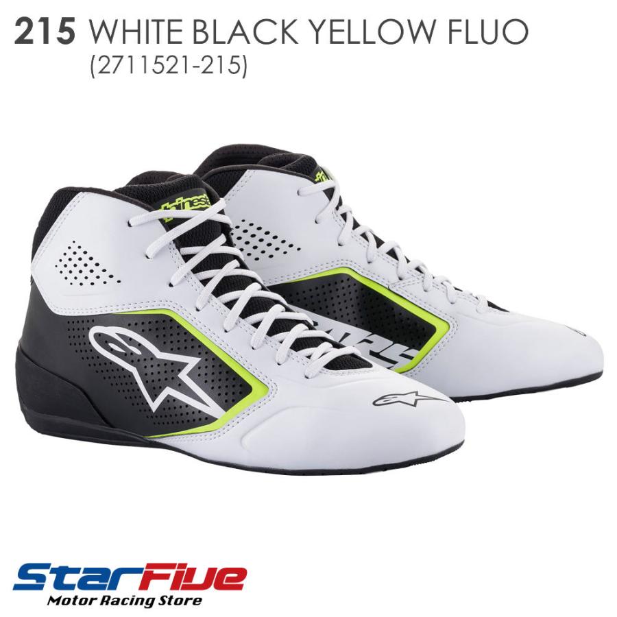 Blue/White Alpinestars Mens Tech 1-K Karting Shoe 12.5 