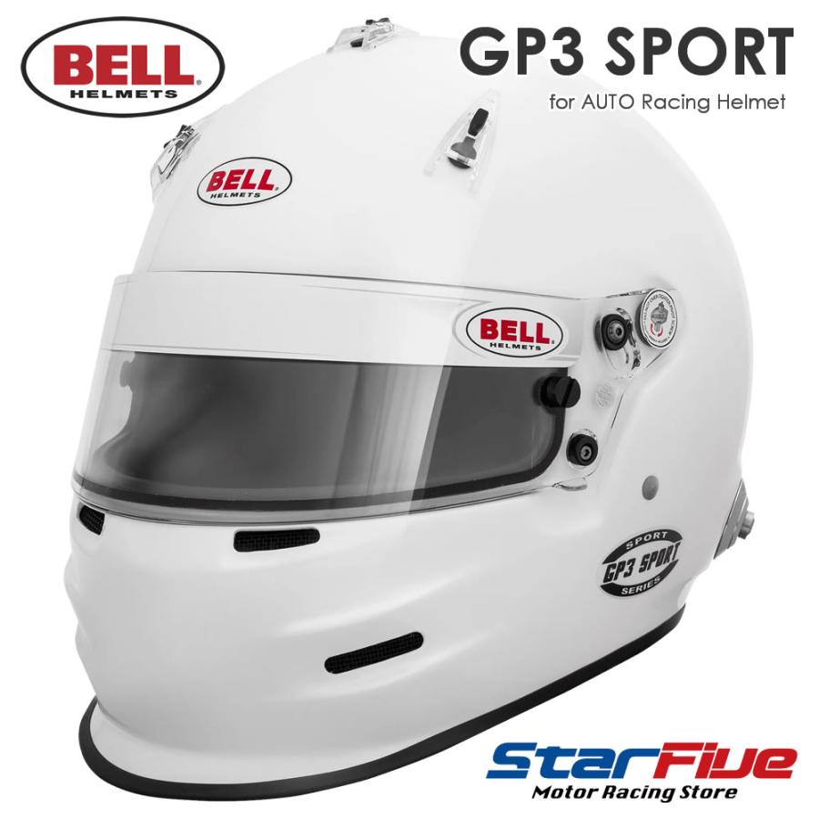 BELL（ベル） ヘルメット 4輪用 GP3 SPORT FIA8859-2015公認 ホワイト
