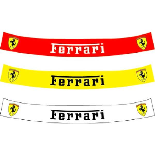ヘルメットバイザーステッカー Ferrari フェラーリ（bs0037） imagineferrariv1Star5 スターファイブ