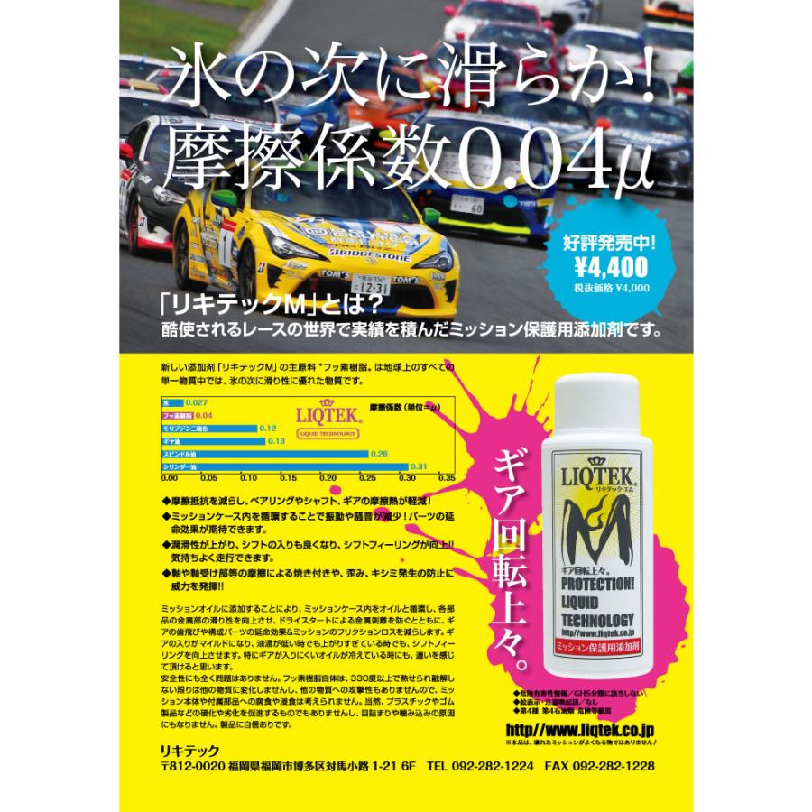 リキテック M ミッション保護用添加剤 シリンジセット LIQTEK 50ml |  | 03