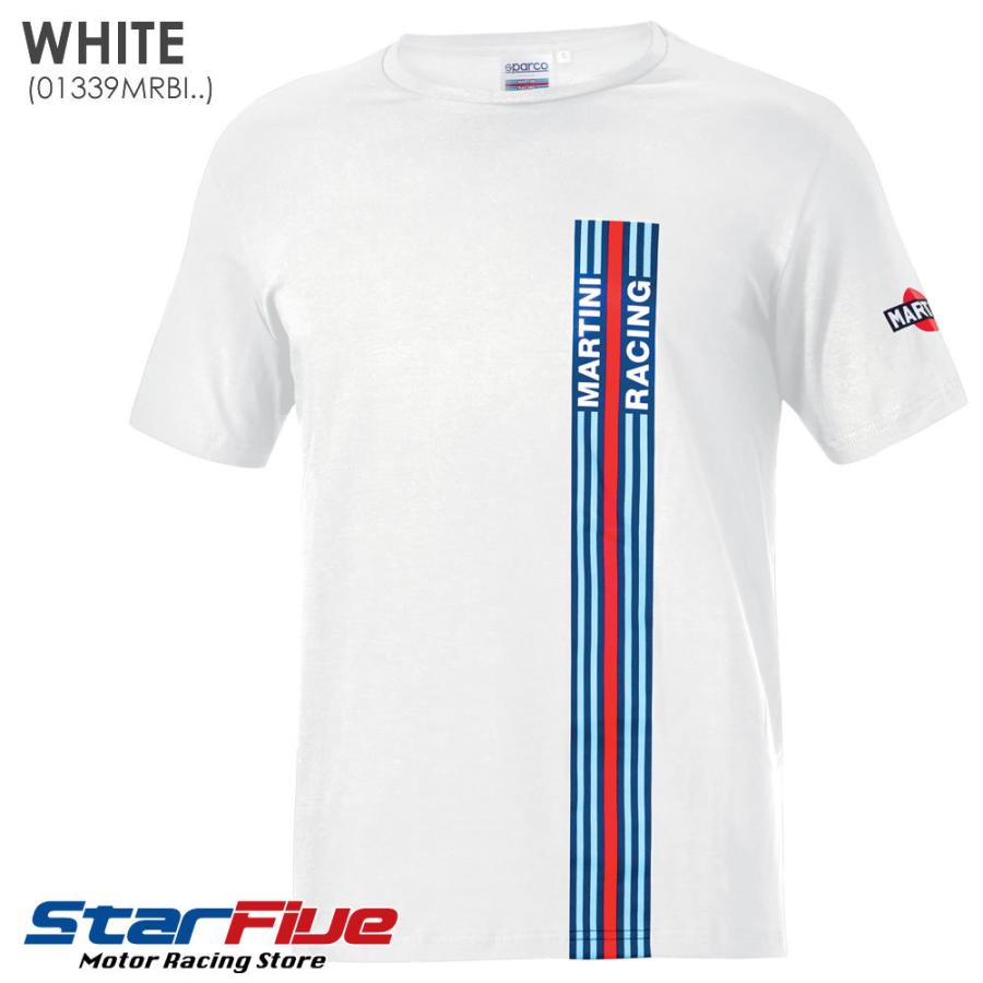 スパルコ×マルティーニレーシング Tシャツ BIG STRIPES Sparco MARTINI RACING｜star5｜04