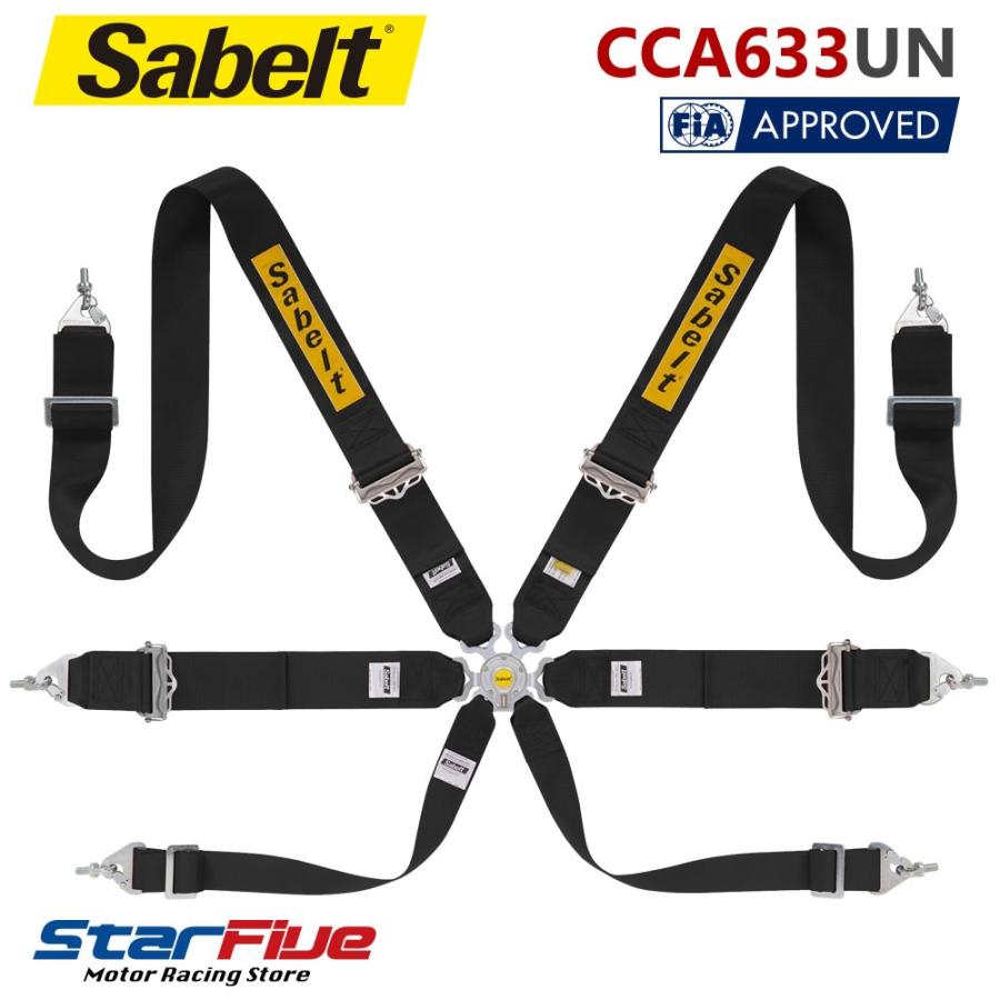 無料発送 Star5 スターファイブサベルト 6点式シートベルト CCA633UN