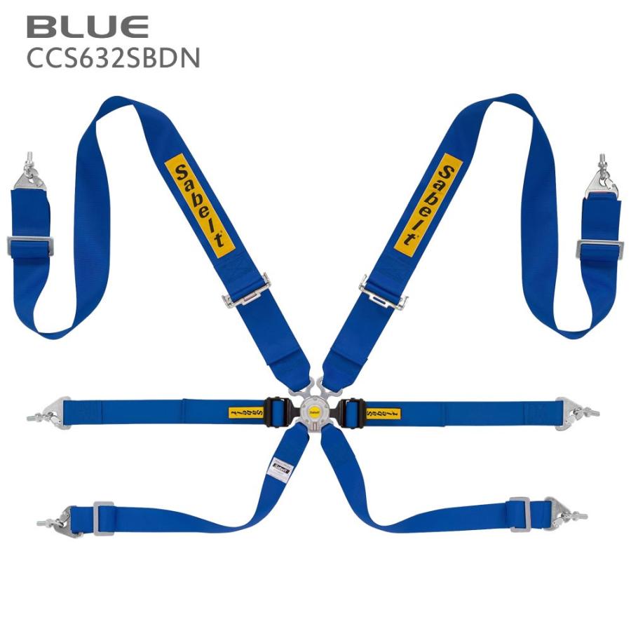 sabelt（サベルト） 6点式シートベルト CCS632DN ツーリングカー用 FIA