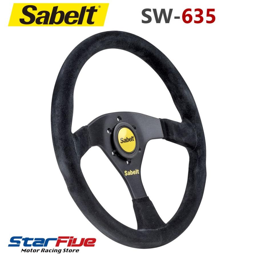 sabelt（サベルト） ステアリング SW-635 スウェード 350mm フラット