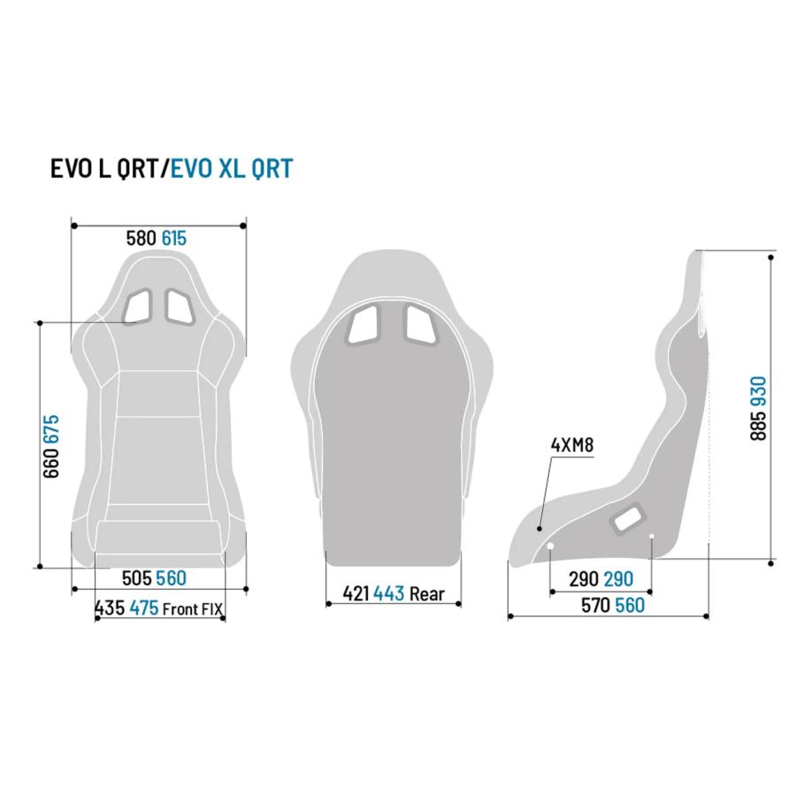 sparco スパルコ フルバケットシート EVO L QRT エボ FIA8855-1999公認