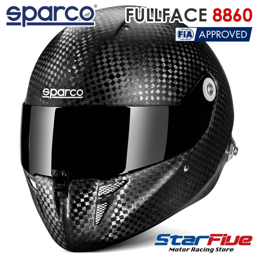 スパルコ ヘルメット カーボン 4輪用 FULL FACE 8860 CARBON FIA8860-2018 SNELL SA2020規格公認  Sparco 2022年モデル 【新作入荷!!】