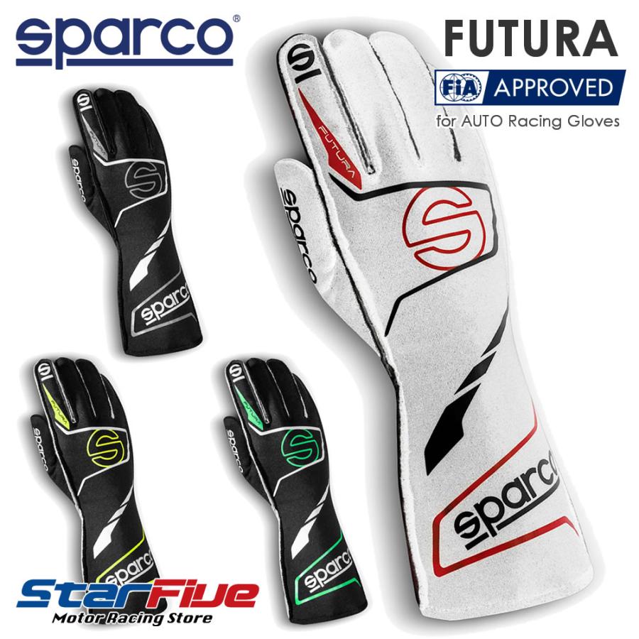 sparco スパルコ レーシンググローブ 4輪用 FUTURA フツーラ 外 sparco スパルコ レーシンググローブ 4輪用 FUTURA フツーラ 外