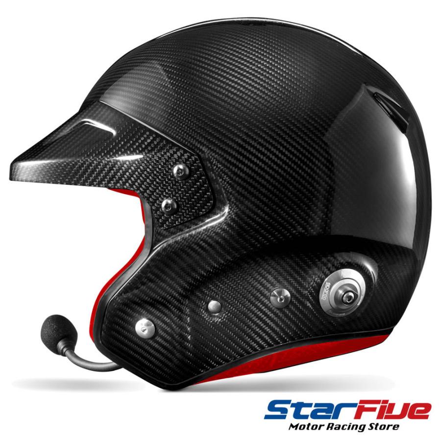 sparco スパルコ ジェットヘルメット 4輪用 RJ-i カーボン sparco スパルコ ジェットヘルメット 4輪用 RJ-i カーボン