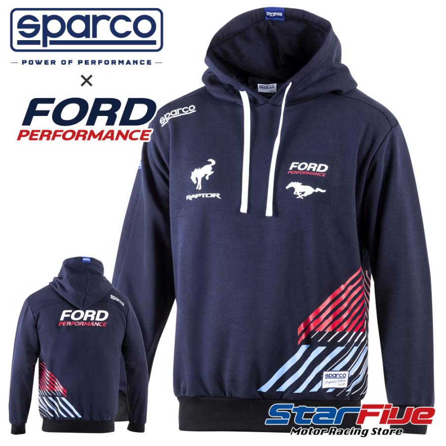 sparco スパルコ フーデッドパーカー フォード パフォーマンス HOODIE