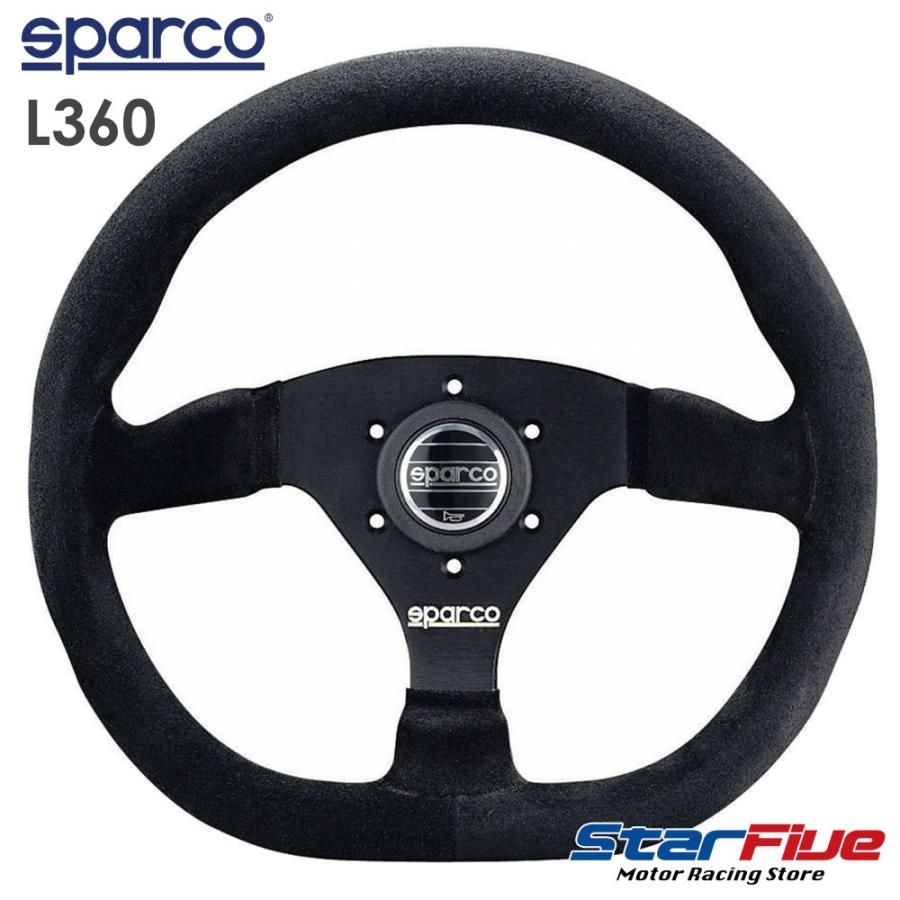 sparco スパルコ ステアリング L360 スエード バックスキン sparco スパルコ ステアリング L360 スエード バックスキン