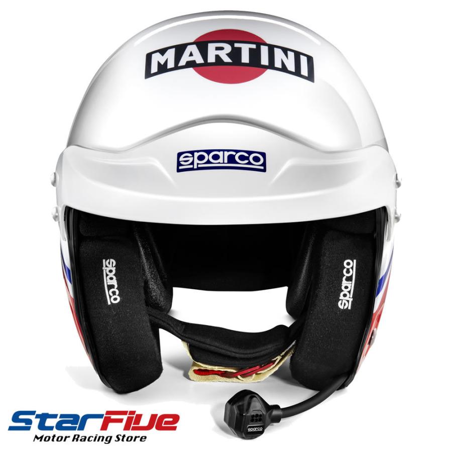 【未使用】MARTINI ジェットヘルメット バイク サイズL sparco スパルコ×マルティーニレーシング ジェットヘルメット 4輪用