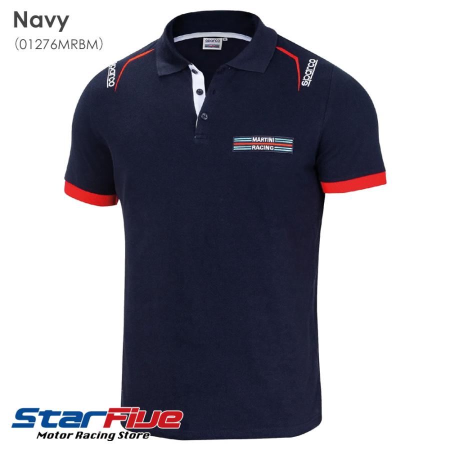 スパルコ×マルティーニレーシング ポロシャツ POLO EMBROIDERIES