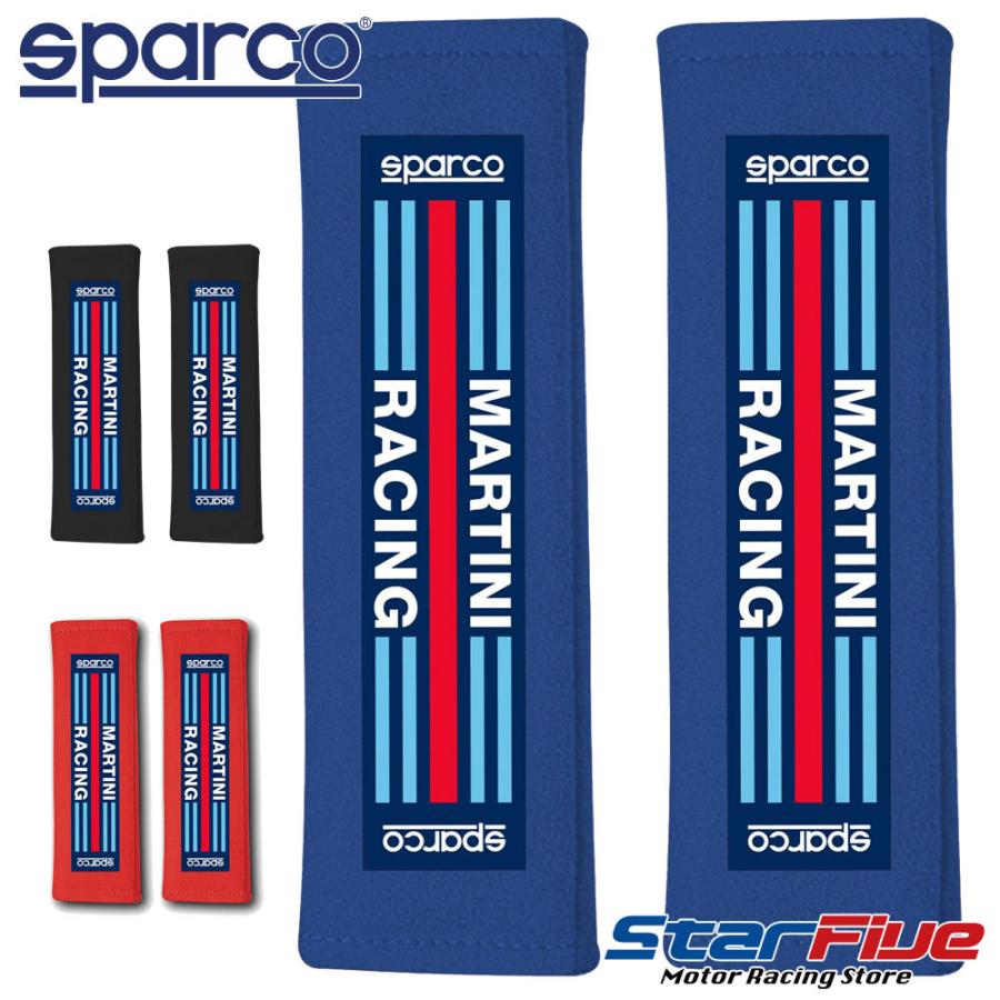 sparco スパルコ×マルティーニレーシング ショルダーパッド 3インチ