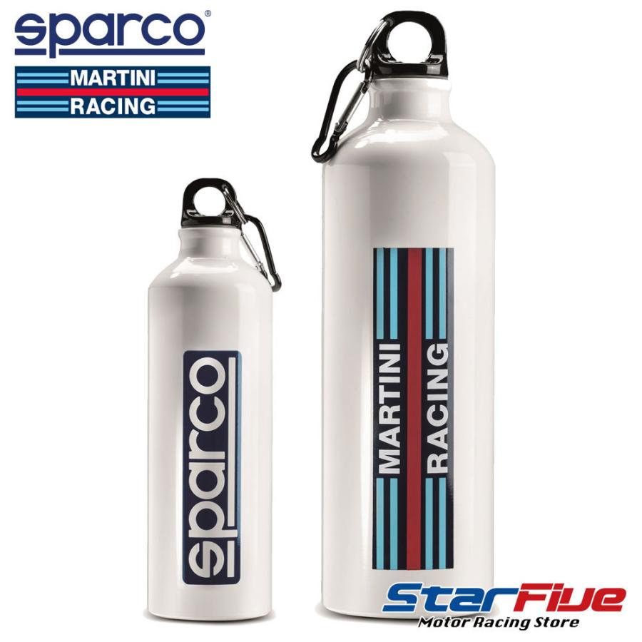 スパルコ×マルティーニレーシング アルミボトル WATER BOTTLE Sparco MARTINI RACING sparco