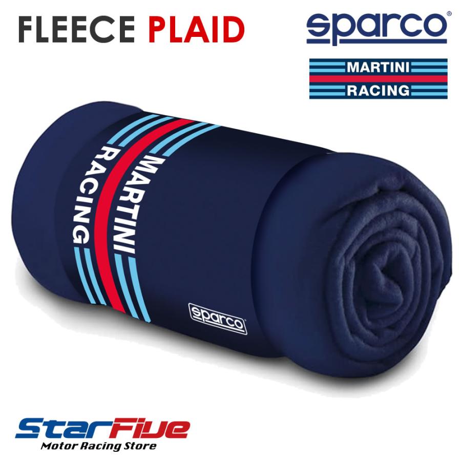 sparco スパルコ×マルティーニレーシング フリースブランケット FLEECE