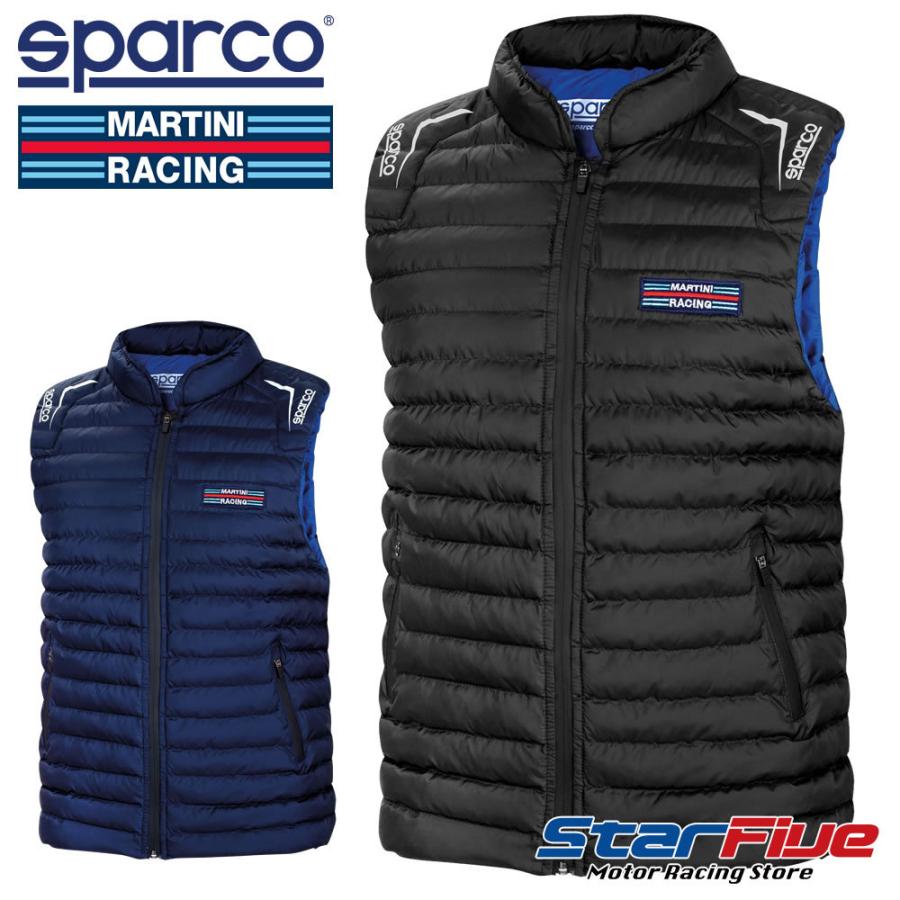 スパルコ×マルティーニレーシング ダウンベスト GILET ジレ Sparco MARTINI RACING sparco