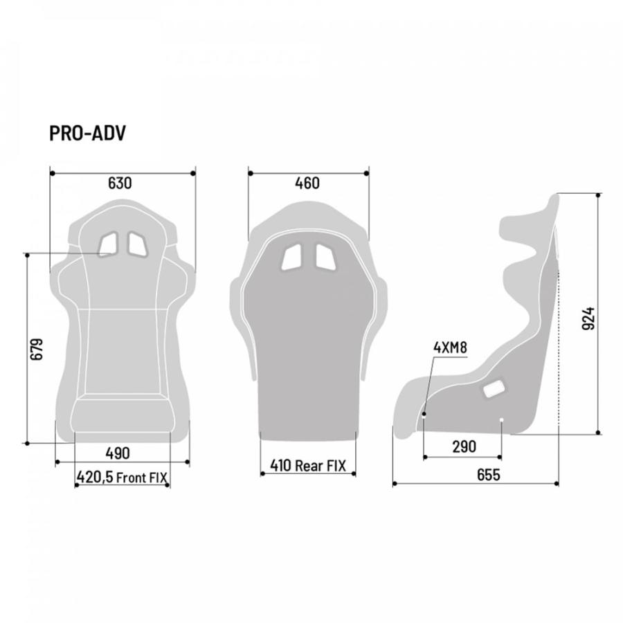 sparco スパルコ フルバケットシート PRO ADV QRT FIA公認 : Star5