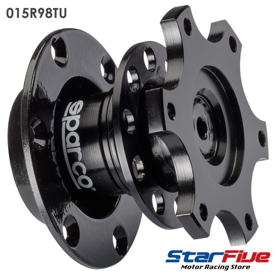 【正規品】スパルコ ステアリング クイックリリース 015R98TU sparco スパルコ クイックリリース ステアリング QUICK RELEASE 6穴